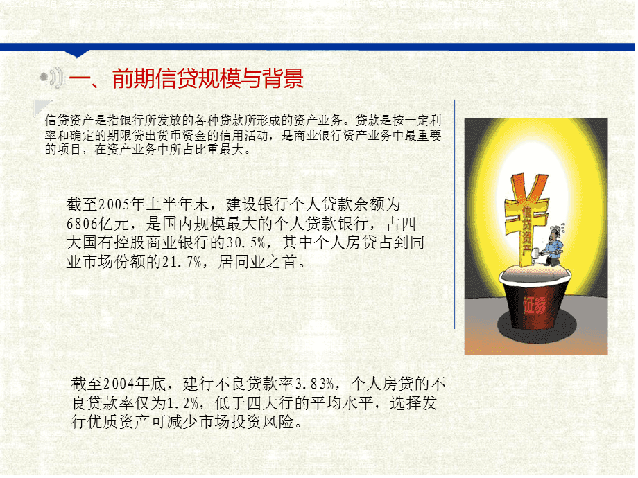 银行信贷资产证券化(银行信贷资产证券化简称)